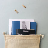 Set de papelería Cetáceos Marinos de Chile con planner y libretas ilustradas con ballena azul y ballena jorobada